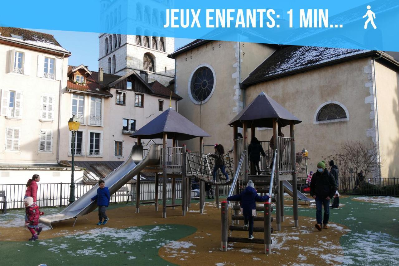 Le Carnot - Mycosyapart, Duplex Coeur De Ville Et Lac, Climatise Annecy Buitenkant foto