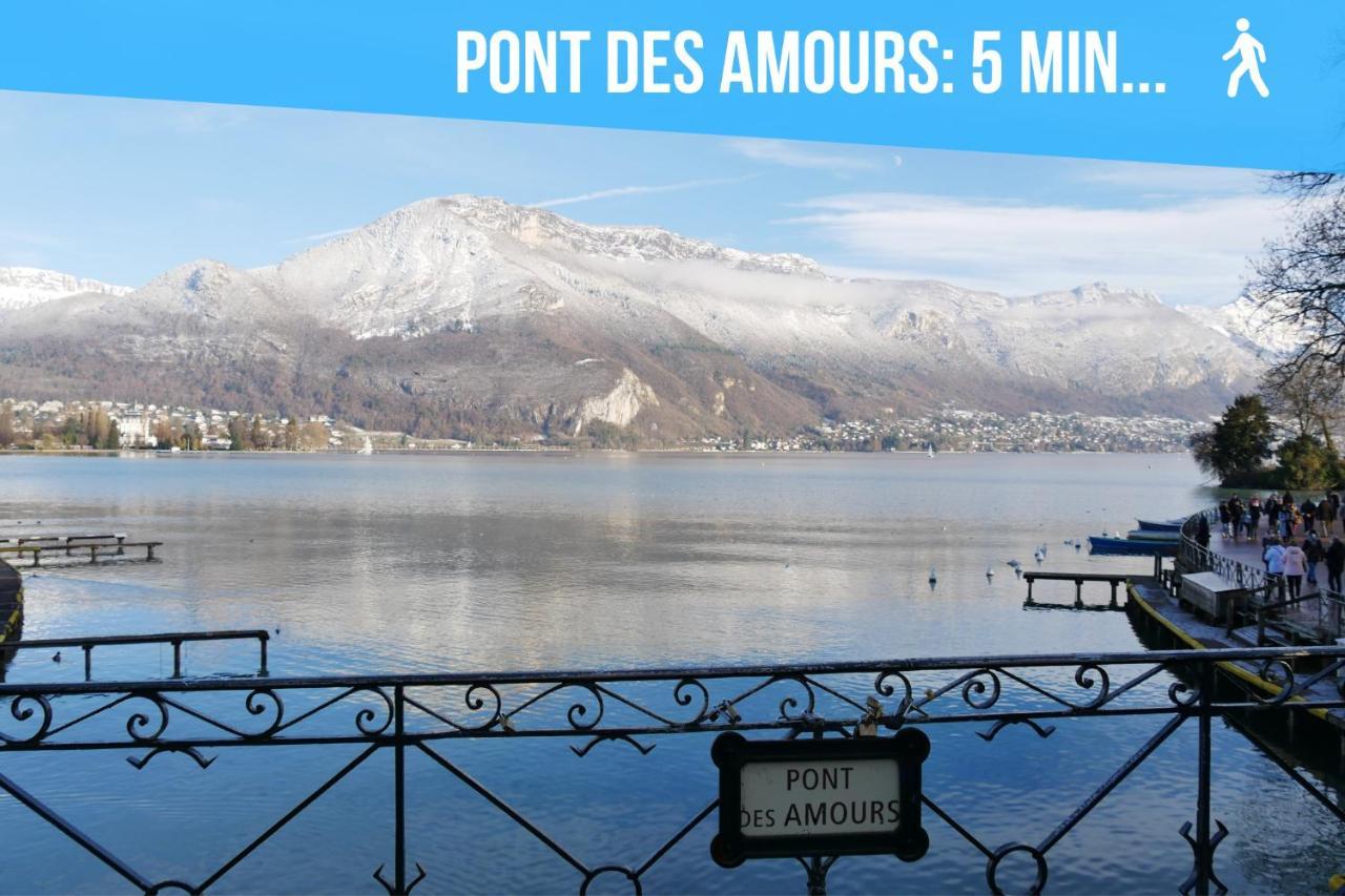 Le Carnot - Mycosyapart, Duplex Coeur De Ville Et Lac, Climatise Annecy Buitenkant foto