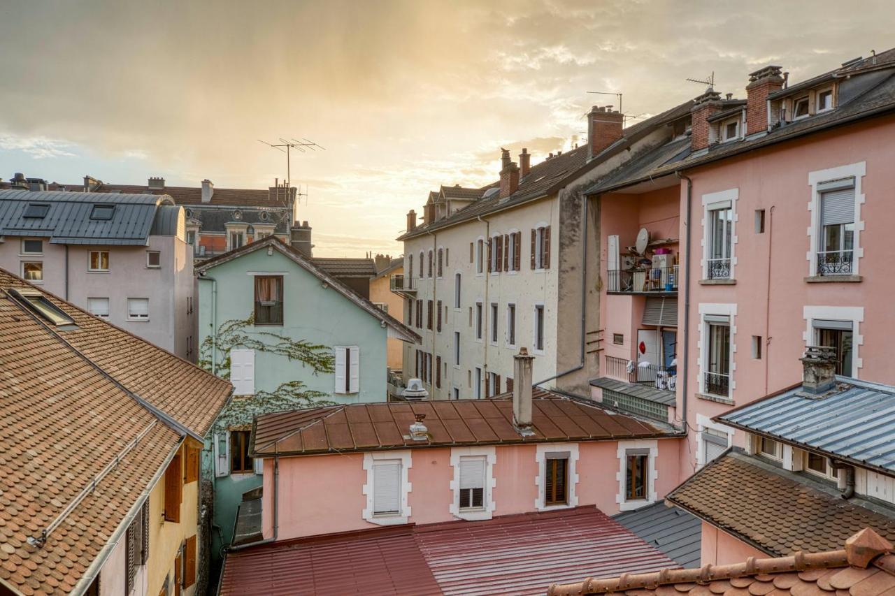 Le Carnot - Mycosyapart, Duplex Coeur De Ville Et Lac, Climatise Annecy Buitenkant foto